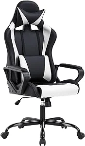 High-Back Affordable Office Chair with Lumbar Support