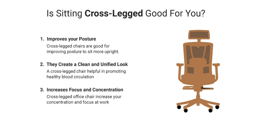 Best Cross Legged Office Chair for sitting 
