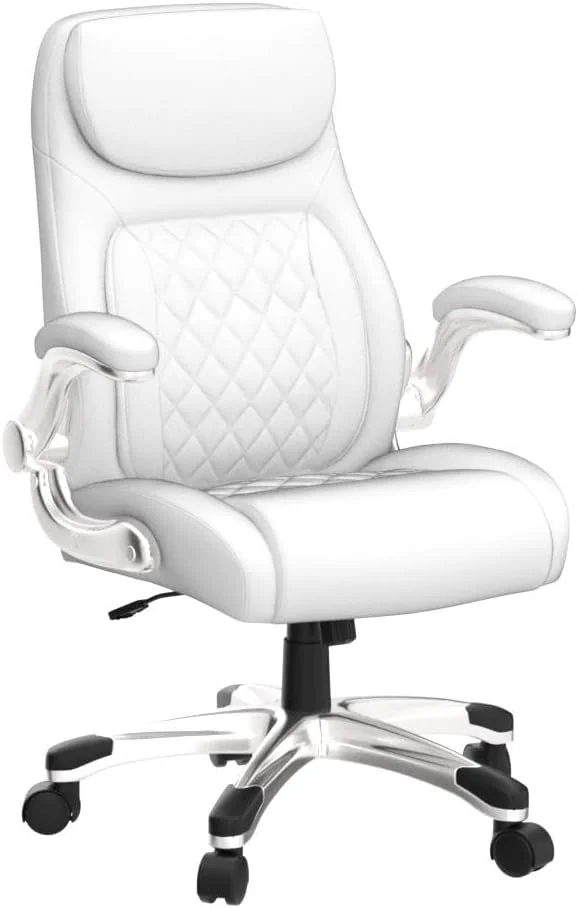 NEUHAUS White Faux Leather Office Chair