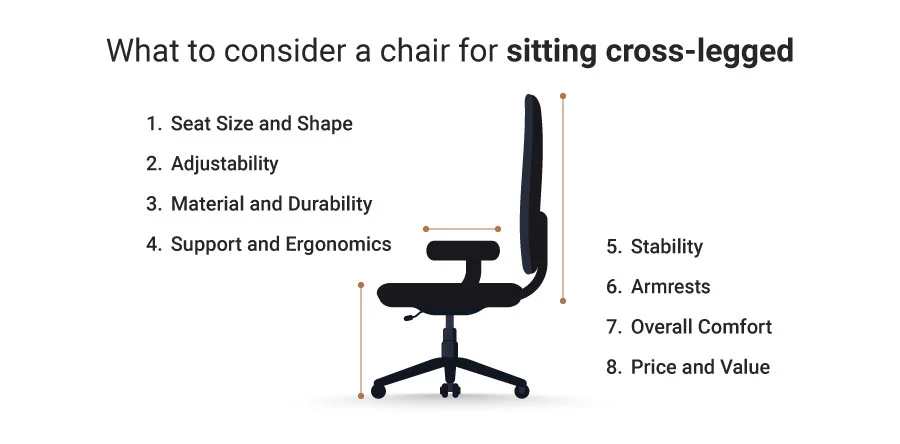 chair for sitting cross legged